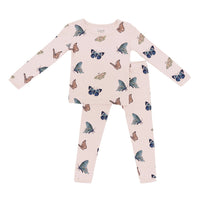 Long Sleeve Pajamas || Blush Butterfly