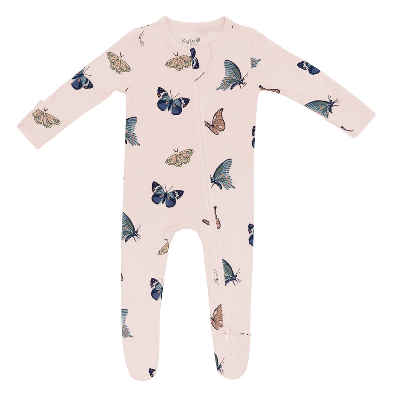 Zippered Footie | Butterfly