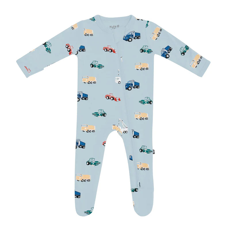 Zippered Footie - Construction