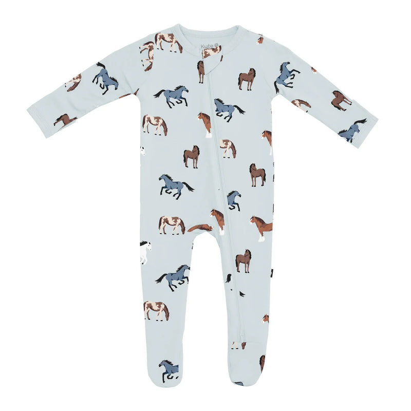 Zippered Footie | Horse