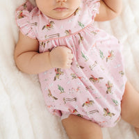 Little Wranglers Bubble | Dusty Rose