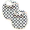 Muslin Bib 2 Pack | Miles/Cream