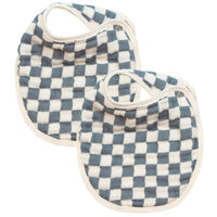 Muslin Bib 2 Pack | Miles/Cream