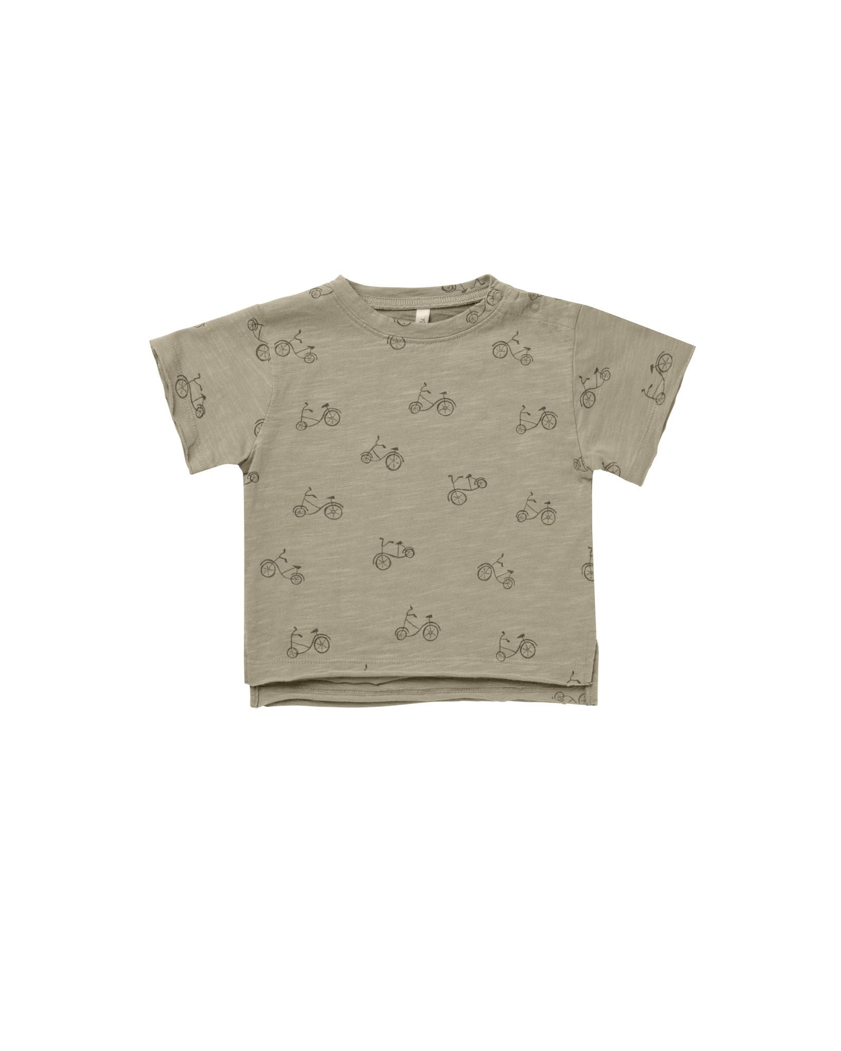 Raw Edge Tee - Bikes
