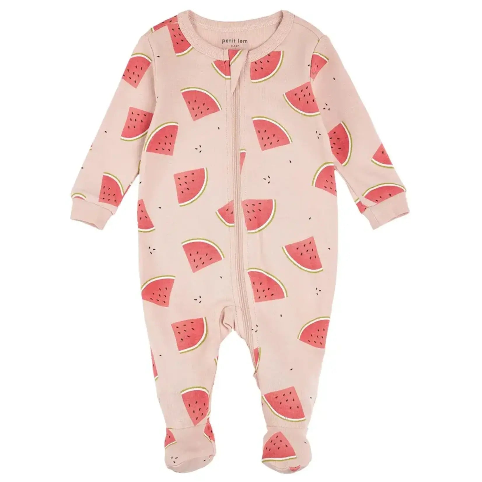 Watermelon Print Footie