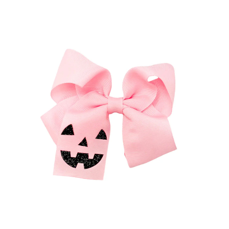 Jack-O-Lantern Pumpkin Bow