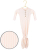 Rosie Ribbed Knotted Gown | NB-3M