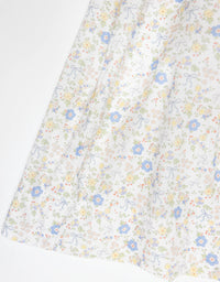 Ashley Blue/Yellow Floral Smocked Dress