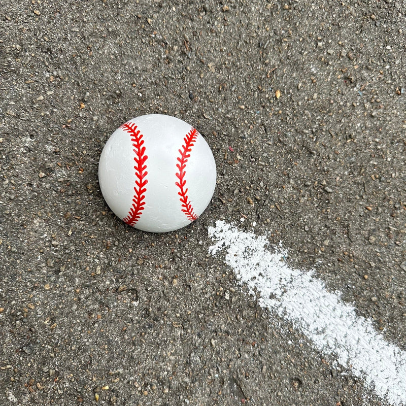 Quinn's Baseball Sidewalk Chalk
