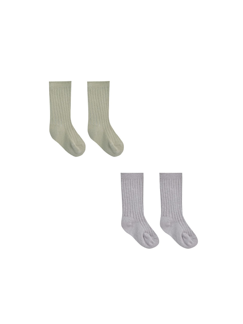 Socks Set | Sage, Periwinkle