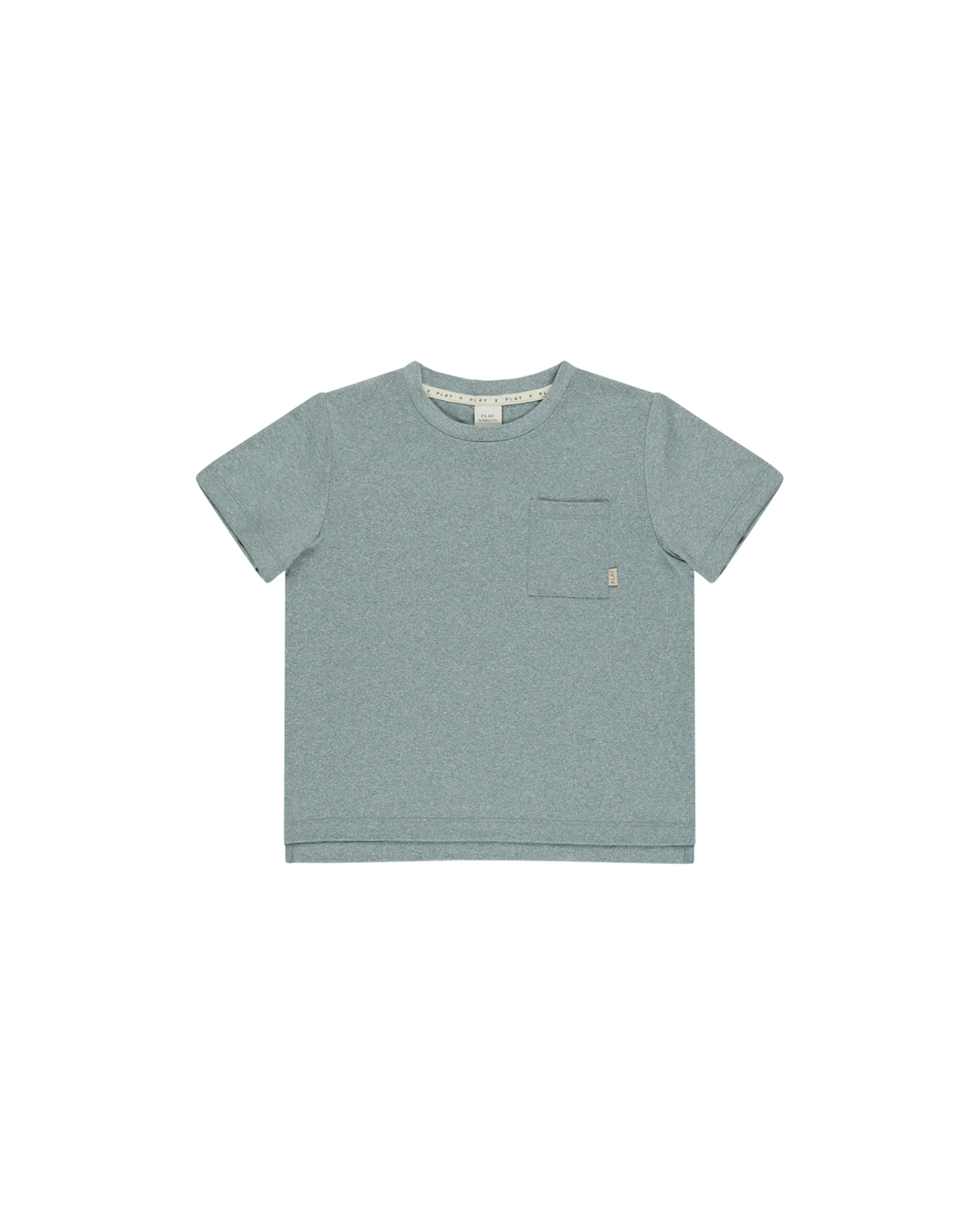 Cove Essential Pocket Tee || Heathered Ocean