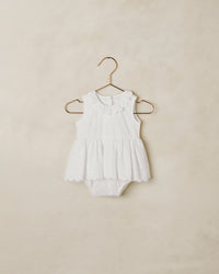 Georgia Romper || White
