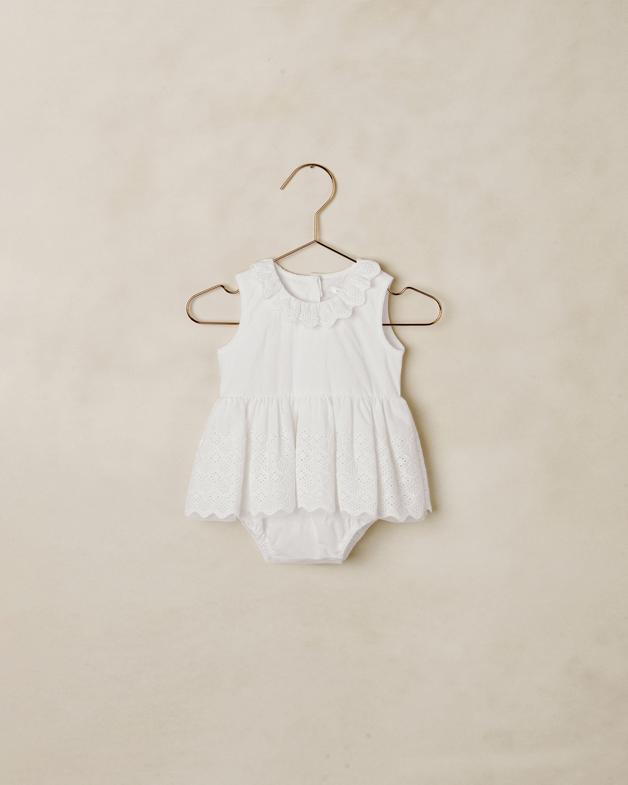 Georgia Romper || White