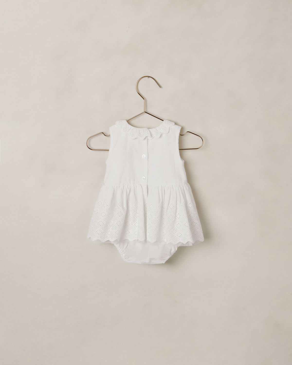 Georgia Romper || White
