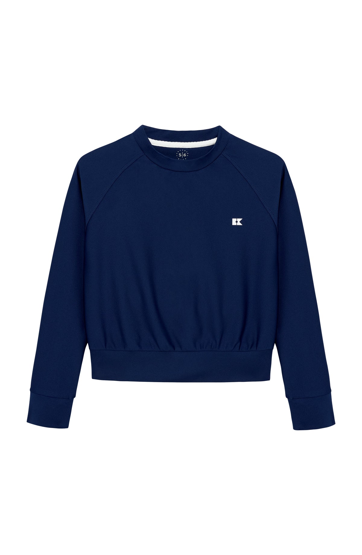 Girls Navy Crewneck
