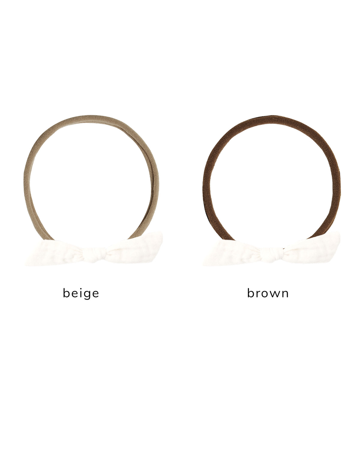 Beige Little Knot Headband | Ivory