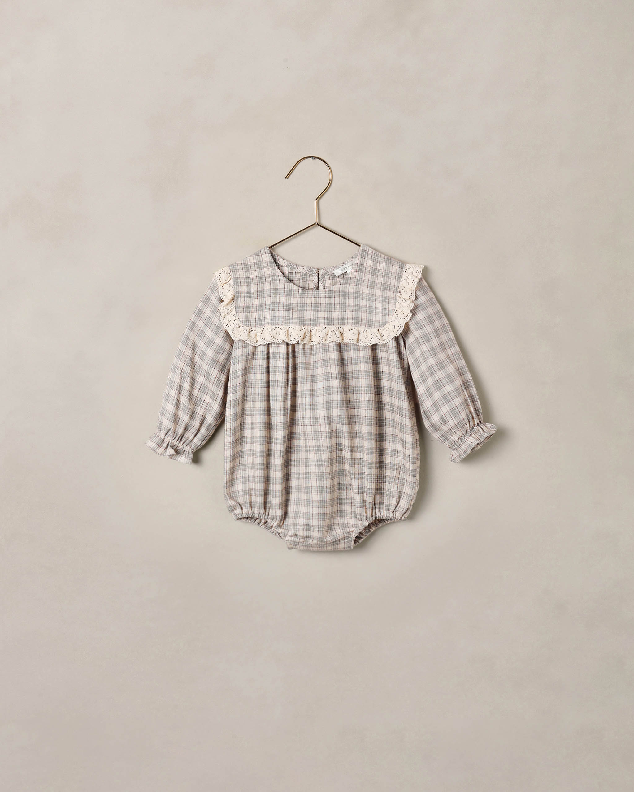 Noelle Romper || Fall Plaid