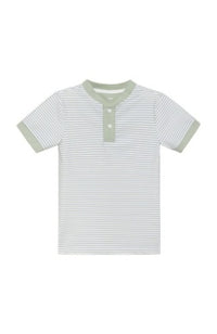 Sage/white Thin Stripe Blade Shirt