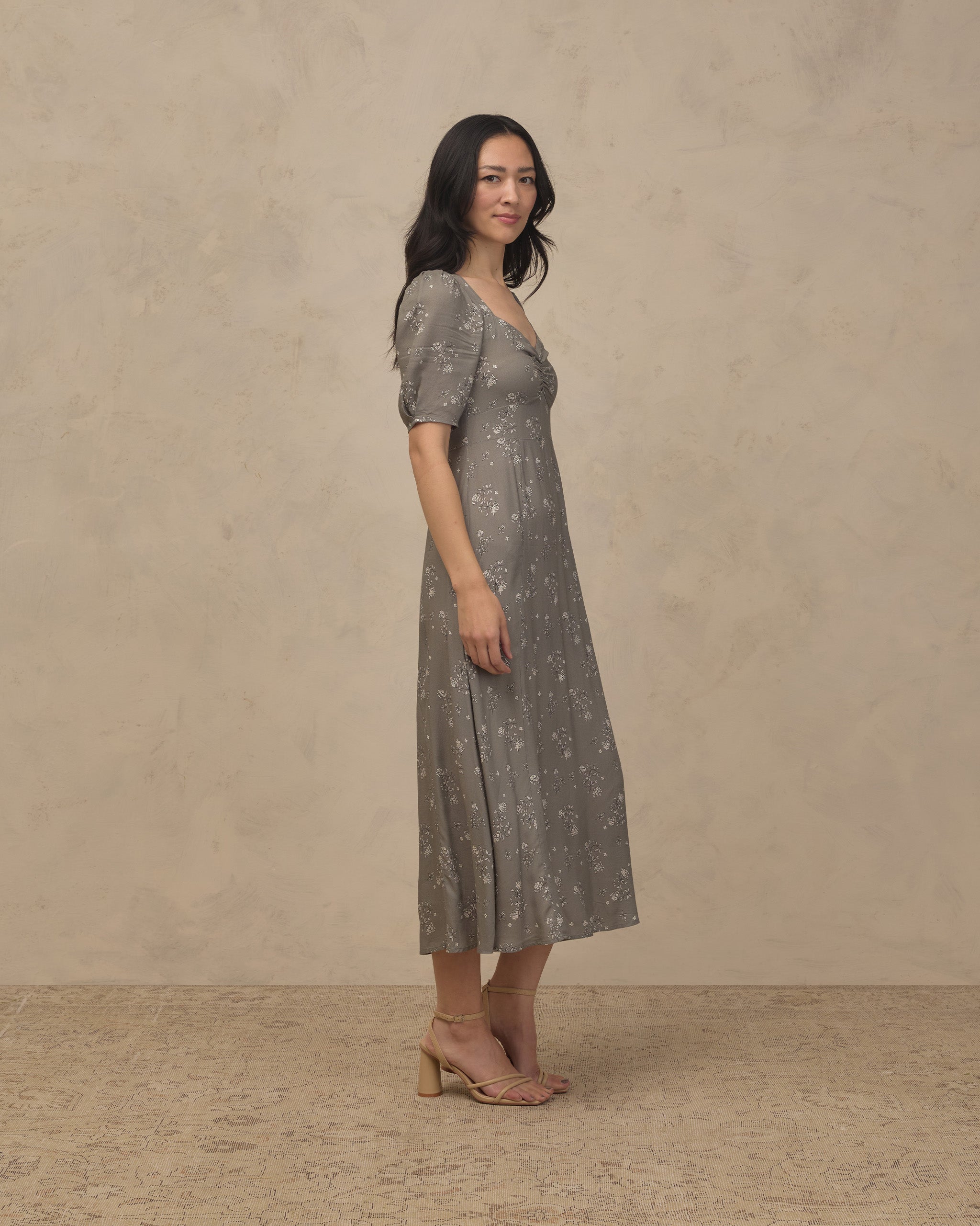 Women's Violet Dress||  Eucalyptus French Floral