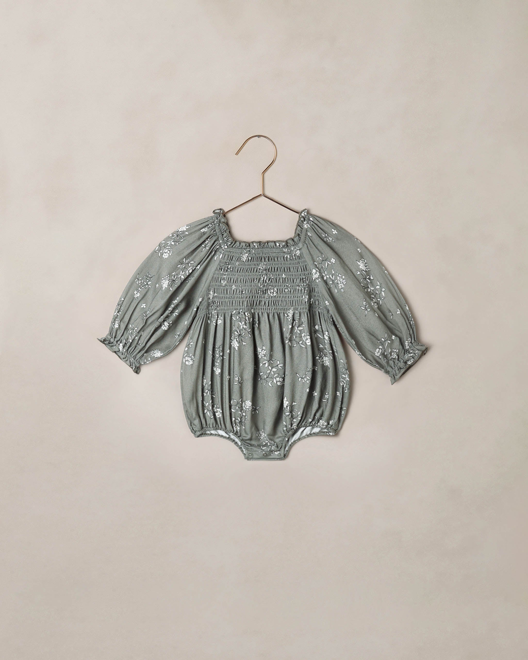 Autumn Romper || Eucalyptus French Floral