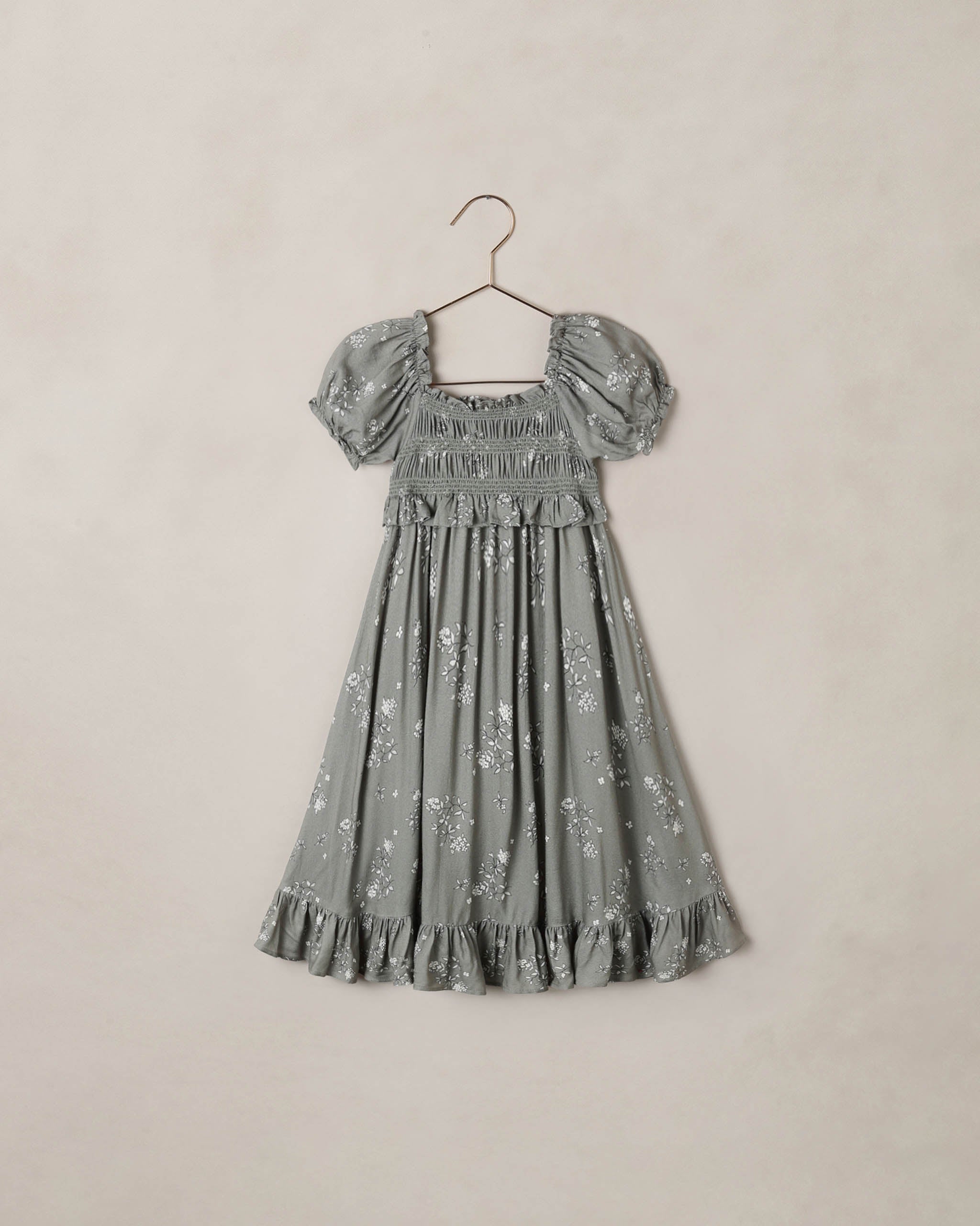 Maggie Dress || Eucalyptus French Floral