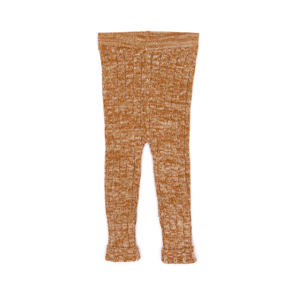 Knitted Leggings - Tobacco Marl