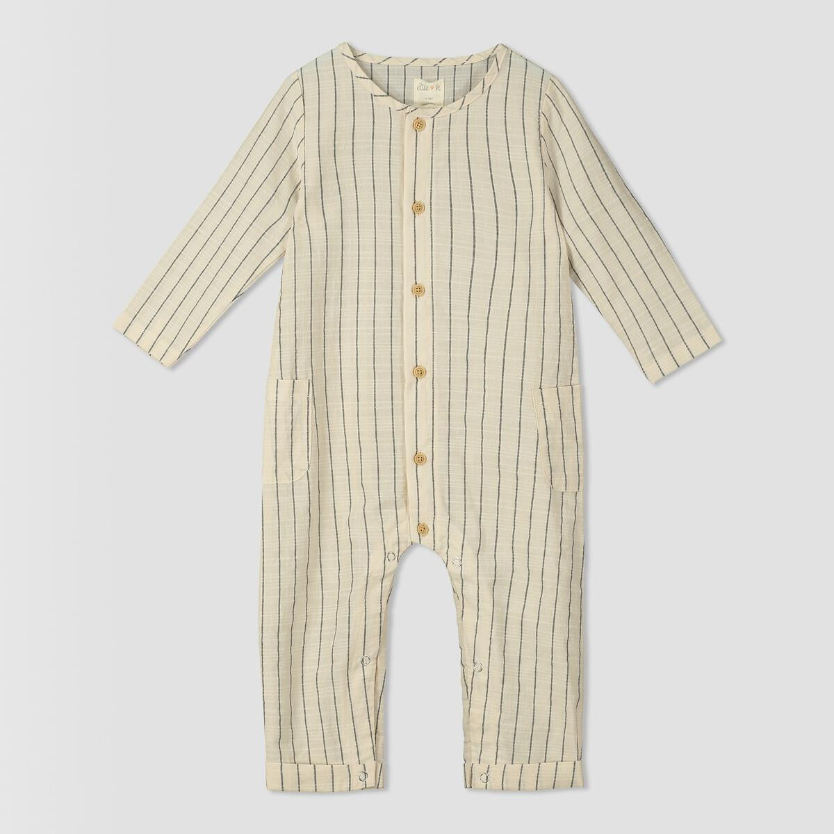 Max Romper - Ivory Stripe