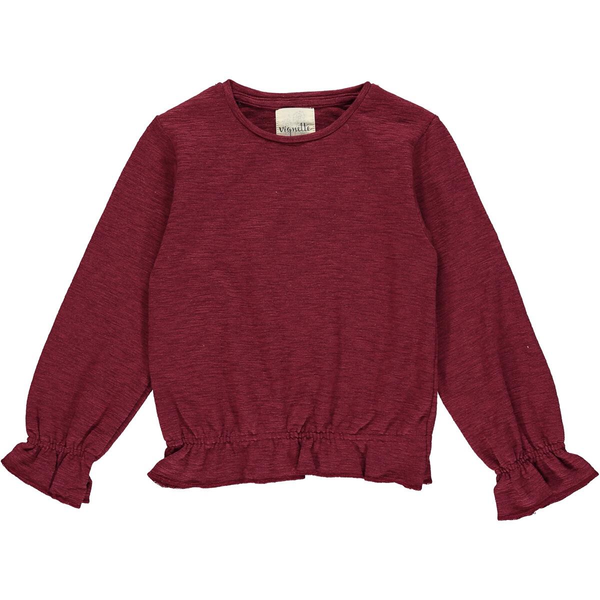 Maeve Blouse - Burgundy