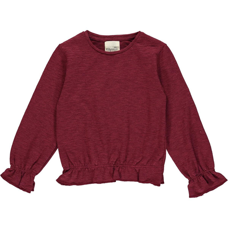 Maeve Blouse - Burgundy