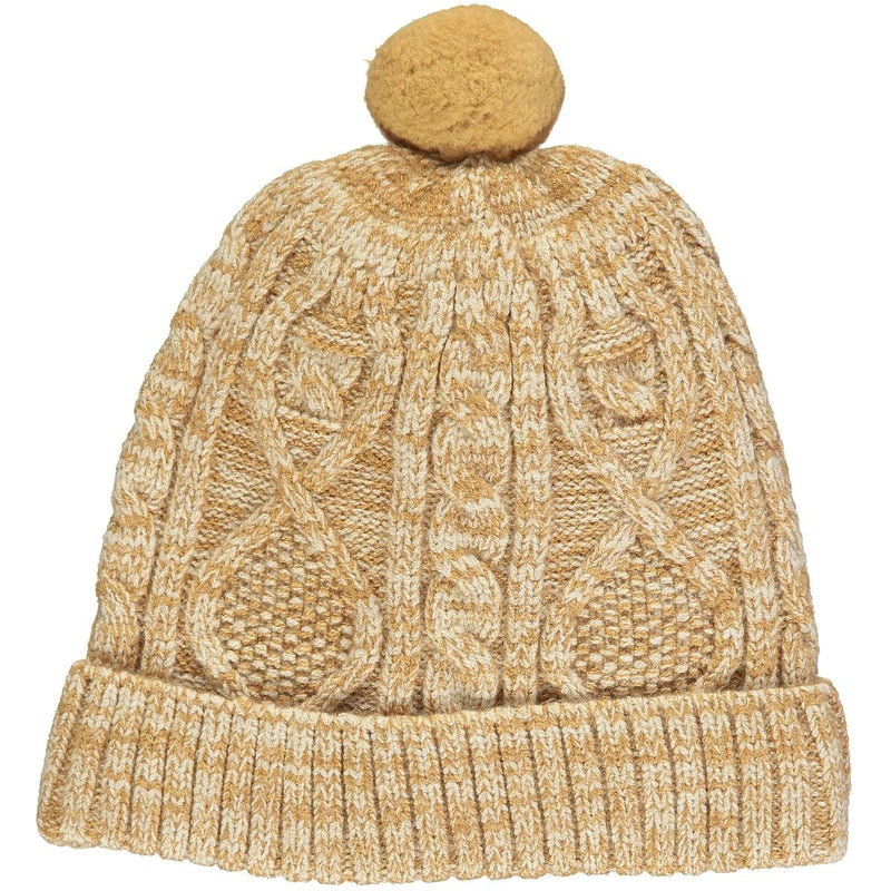 Maddy Knit Beanie - Gold
