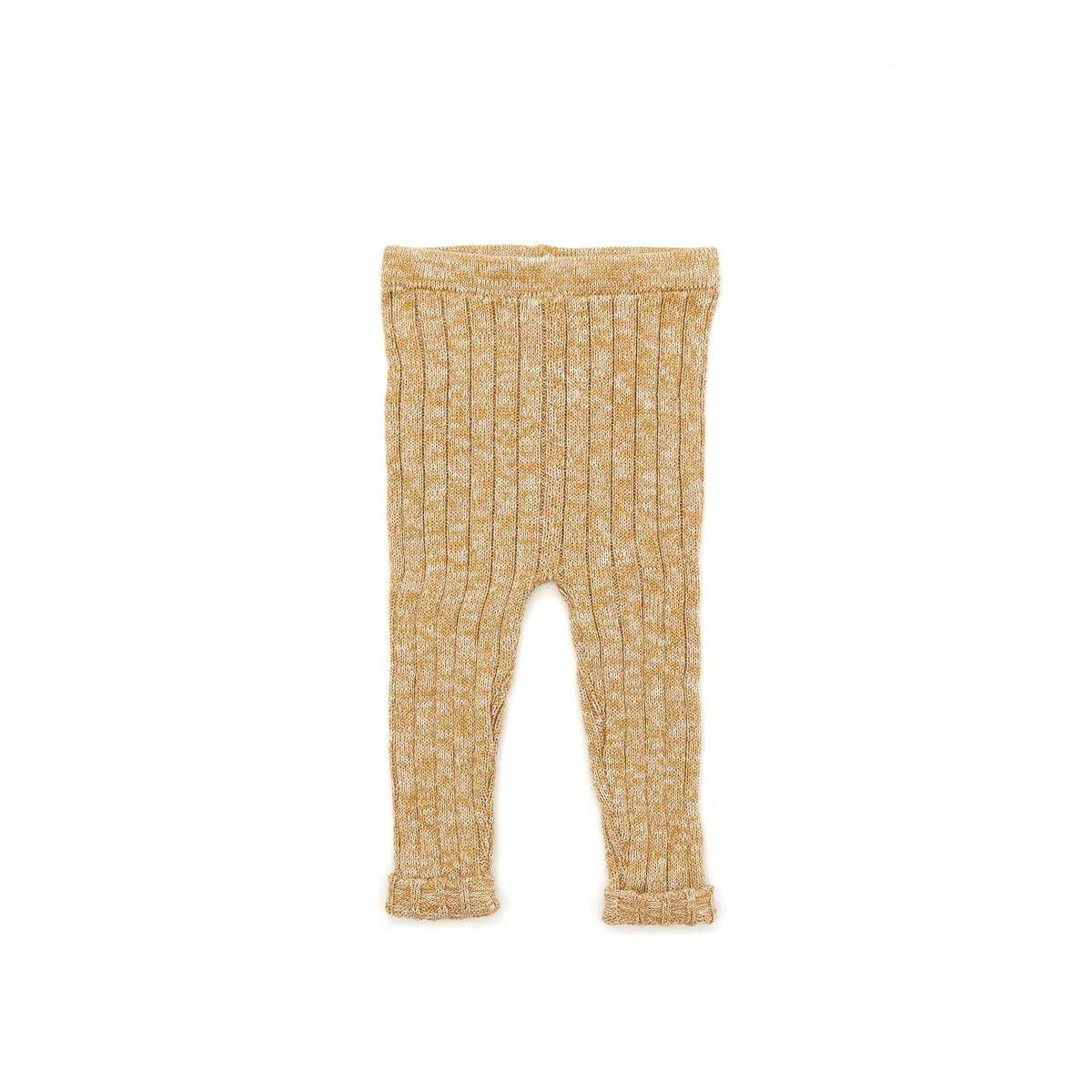 Knitted Legging - Gold Marl