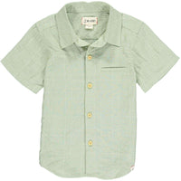 Newport Short Sleeved Shirt - Mint Grid