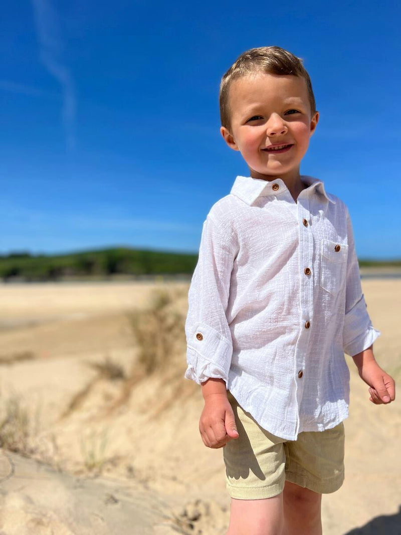 Merchant Shirt | White Cotton