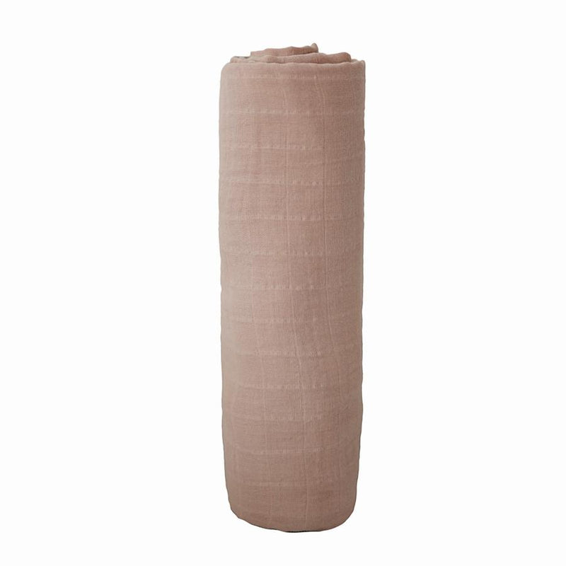 Muslin Swaddle Blanket - Pale Taupe