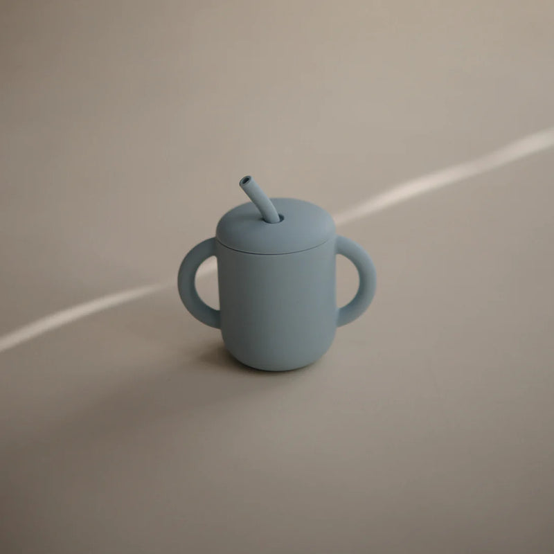 Training Cup + Straw - Powder Blue