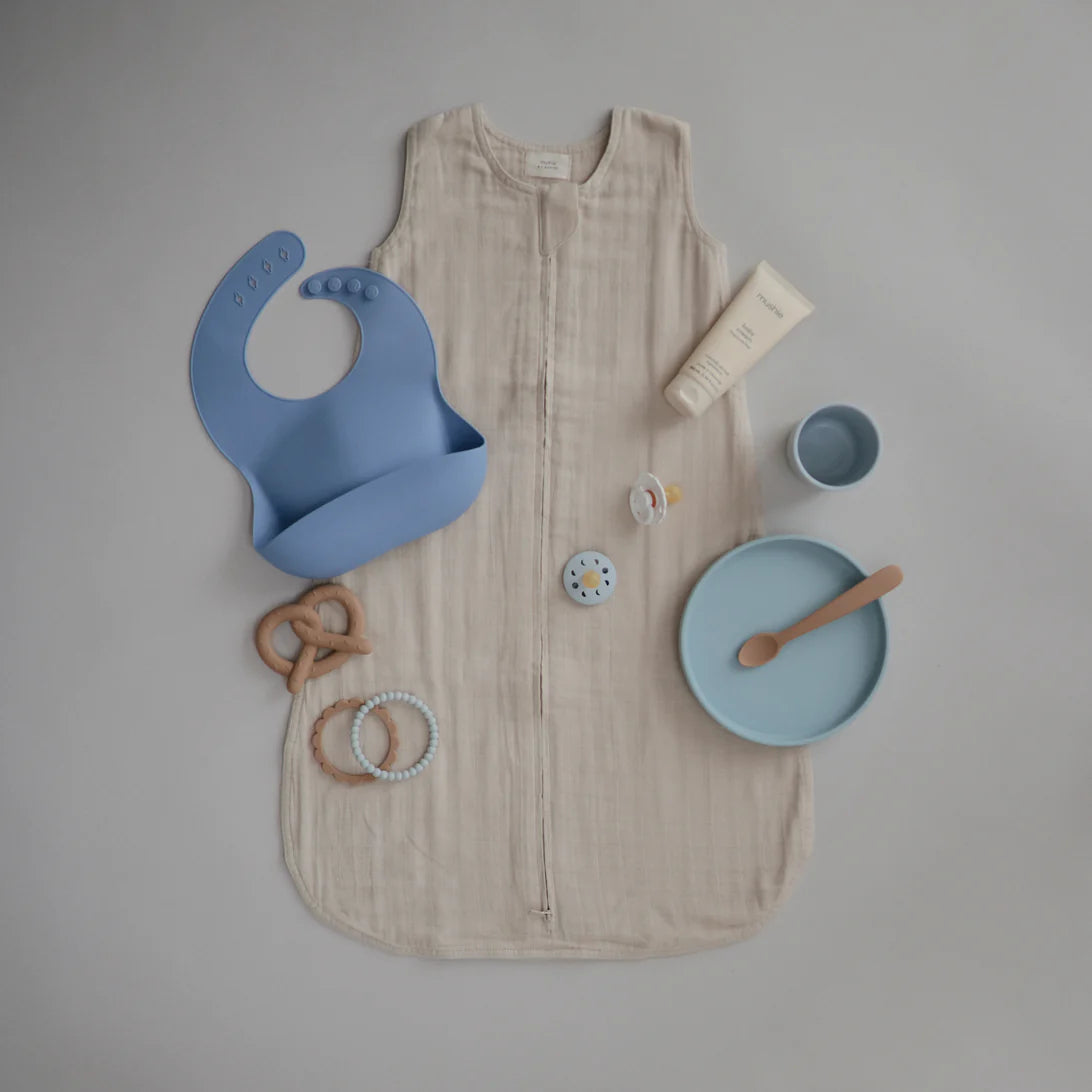 Classic Silicone Suction Plate | Powder Blue