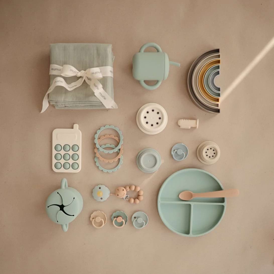 Training Cup + Straw | Cambridge Blue