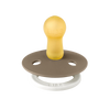 BIBS Pacifier 2 PK Vanilla Glow + Dark Oak Glow | Round