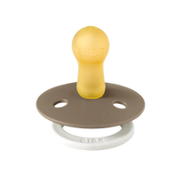BIBS Pacifier 2 PK Vanilla Glow + Dark Oak Glow | Round
