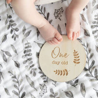 One Day Old Milestone Disc