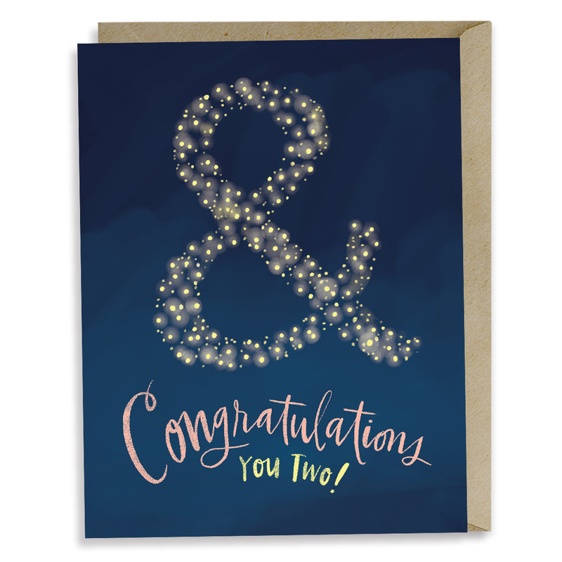 Ampersand Congrats Enclosure Card