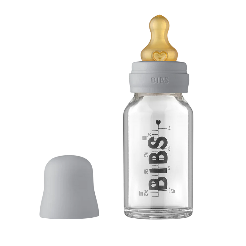 BIBS Glass Bottle Set - 4 oz | Cloud