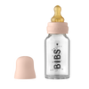 BIBS Baby Glass Bottle Complete Set - 110ml | Blush
