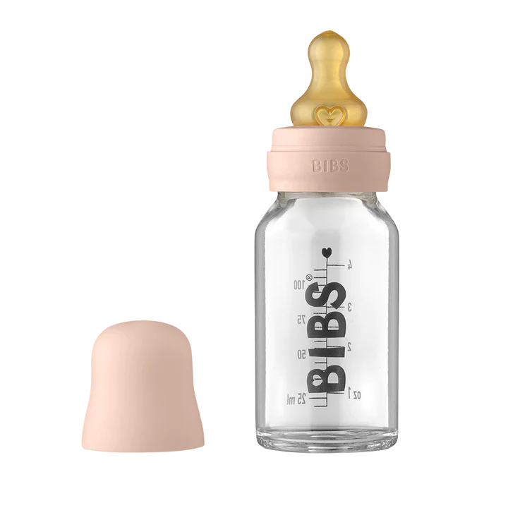 BIBS Glass Bottle Set - 4oz Blush