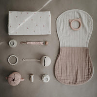 2-Pack Muslin Burp Cloth - Blush/Fog