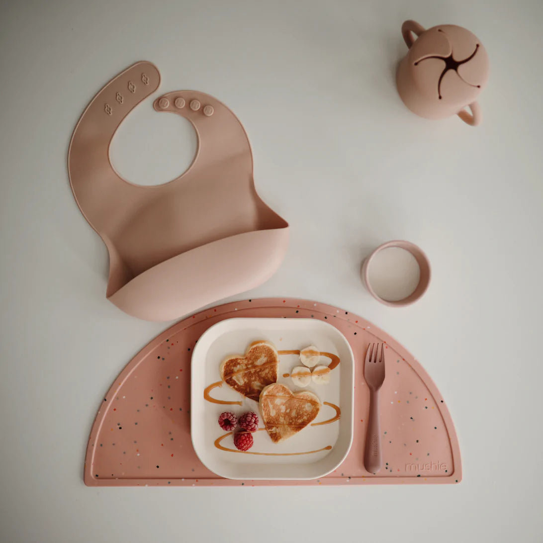Silicone Place Mat | Powder Pink Confetti