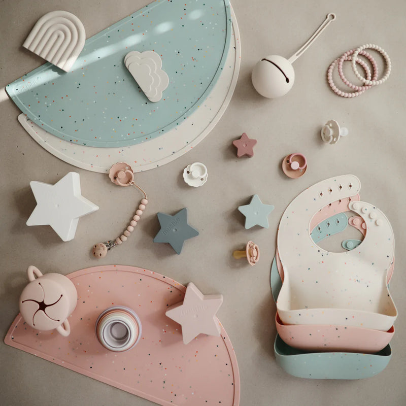 Silicone Place Mat | Powder Pink Confetti