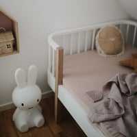 Extra Soft Muslin Crib Sheet - Blush