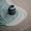2-Pack Muslin Burp Cloth - Roman Green/Fog