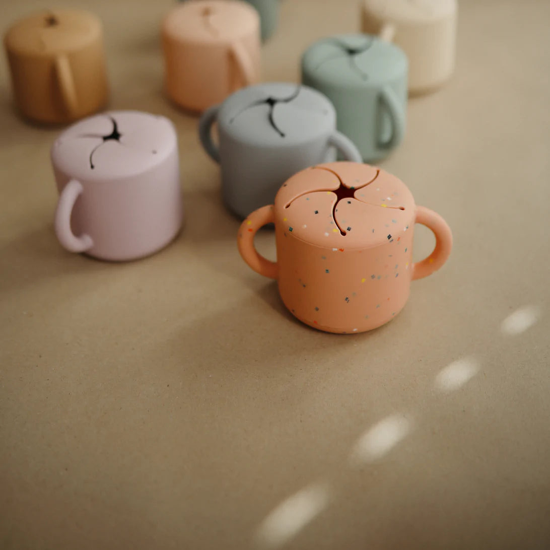 Snack Cup - Powder Pink Confetti